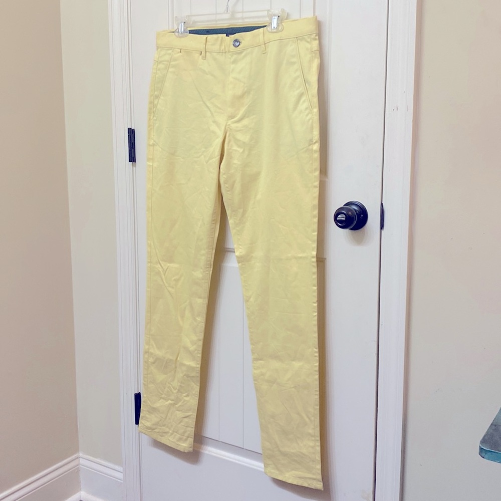 💛 Organic Cotton Zara Man Yellow Dress Pants 32/34 💛